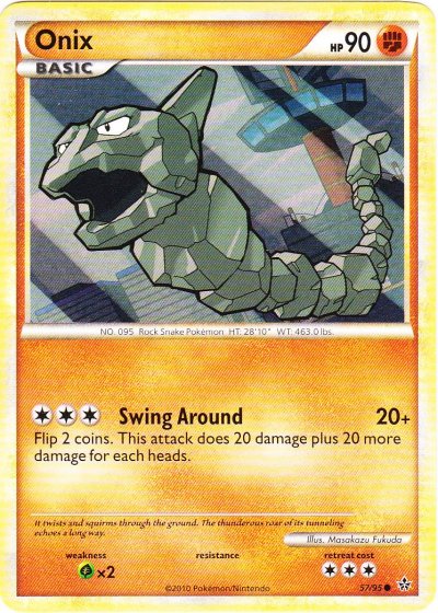 Pokémon Card Database - Base - #56 Onix