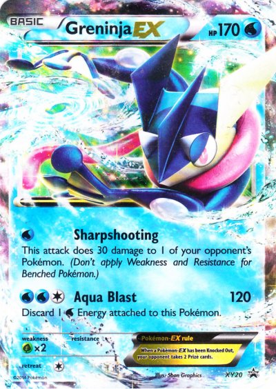 Serebii.net Pokémon Card Database - XY Promos - #20 Greninja EX