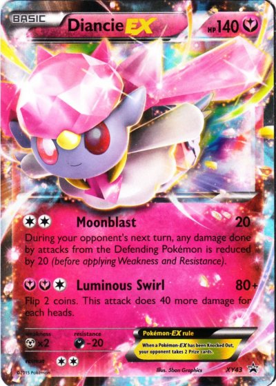 M Diancie-EX, XY—Promo, TCG Card Database