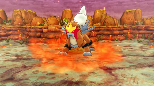 Entei - Mystery Dungeon Rescue Team DX