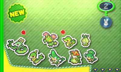 Unova Region Grass-type Set