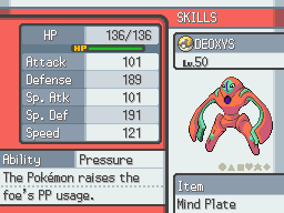 Deoxys Formes: Normal, Attack, Defense, Speed • Competitive • 6IVs • L