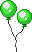 Green Balloons