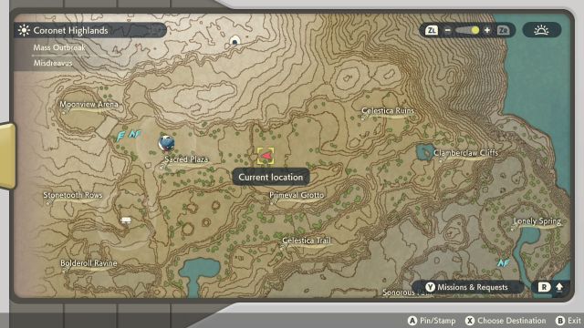 Pokémon Legends: Arceus — All 28 Unown locations
