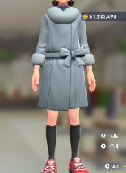 Fur Coat & Turtleneck Set