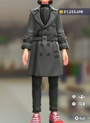 Trench Coat & Pants Set