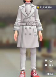 Trench Coat & Pants Set