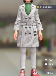 Trench Coat & Pants Set