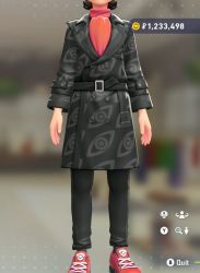 Trench Coat & Pants Set