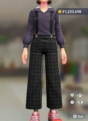 Suspender Pants Set