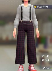 Suspender Pants Set