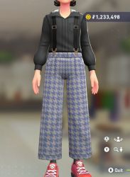 Suspender Pants Set