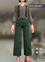 Suspender Pants Set