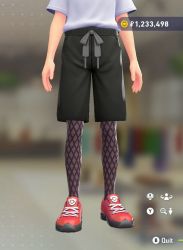 Diamond-Pattern Tights
