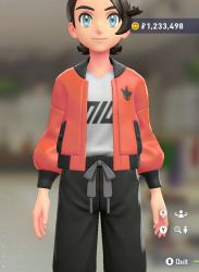 Blouson & V-Neck Set