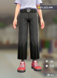 Wide-Leg Slacks Set