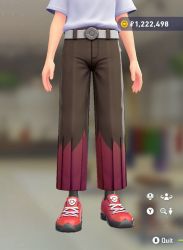 Wide-Leg Slacks Set