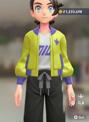 Blouson & V-Neck Set