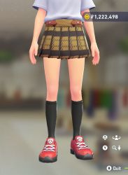 Plaid Pleated Skort