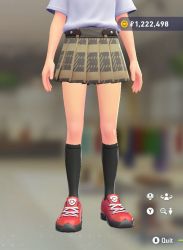 Plaid Pleated Skort