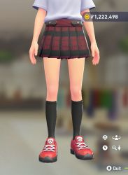 Plaid Pleated Skort