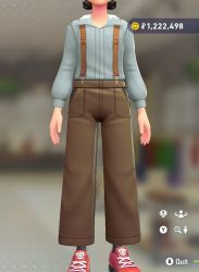 Suspender Pants Set