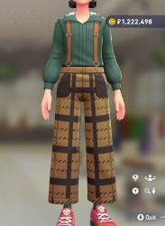 Suspender Pants Set