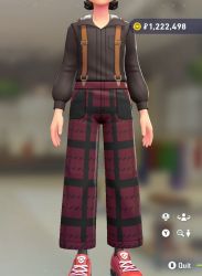 Suspender Pants Set