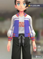 Blouson & V-Neck Set