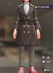 Trench Coat & Pants Set