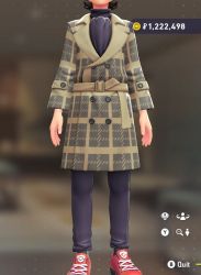 Trench Coat & Pants Set