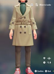 Trench Coat & Pants Set