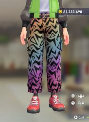 Patterned Cargo Pants