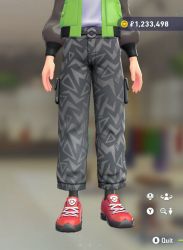 Patterned Cargo Pants