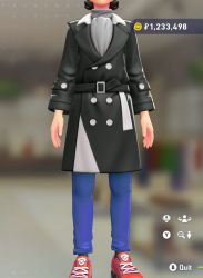 Trench Coat & Pants Set