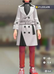 Trench Coat & Pants Set