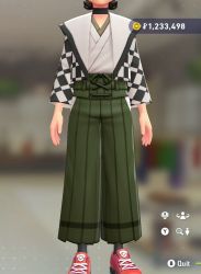 Kimono Overalls Set