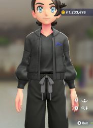 Blouson & V-Neck Set