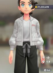 Blouson & V-Neck Set