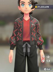 Blouson & V-Neck Set