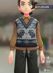 Sweater Vest & Blouse Set