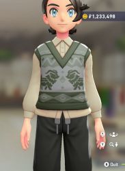 Sweater Vest & Blouse Set