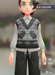 Sweater Vest & Blouse Set