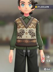 Sweater Vest & Blouse Set