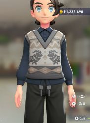 Sweater Vest & Blouse Set