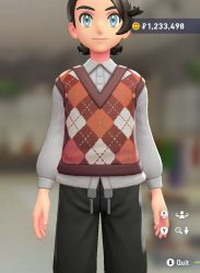 Sweater Vest & Blouse Set