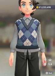 Sweater Vest & Blouse Set