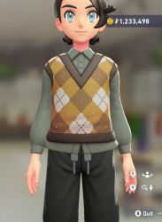Sweater Vest & Blouse Set