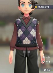 Sweater Vest & Blouse Set