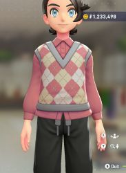 Sweater Vest & Blouse Set